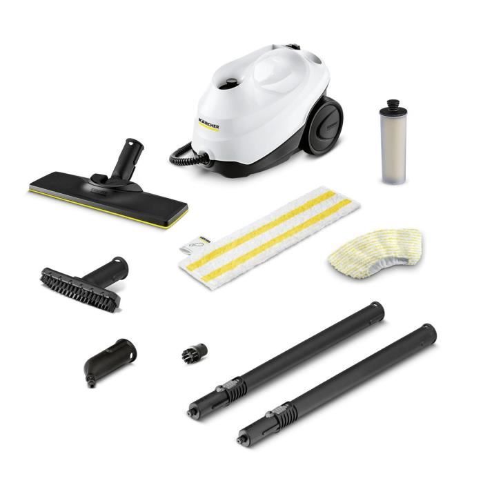 NEW KARCHER SC 3 Easy Fix - Nettoyeur vapeur - 1900 W - 3,5 bars - autonomie illimitée - Elimine jus