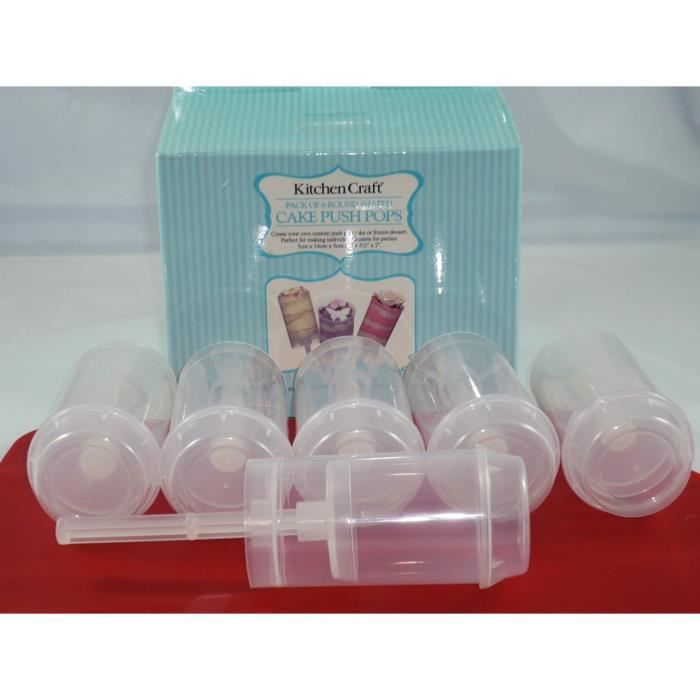 6 push up cake pops rond. Kitchen Craft. - Cdiscount Maison 6 push up cake pops rond. Kitchen Craft. - Cdiscount Maison