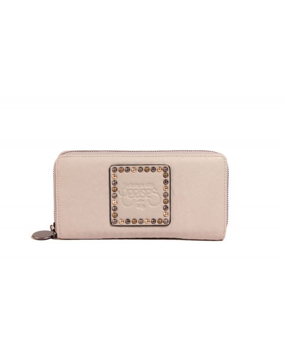 Portefeuille Femme LE TEMPS DES CERISES MANIA PM1 Cognac - Simili Cuir, 6 Emplacements Cartes