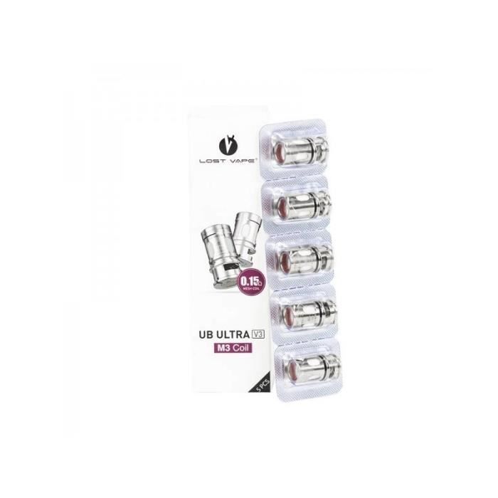 LOST VAPE - Rsistances Ultra Boost V3 M3 Coil 0.15ohm (5pcs) - Cdiscount  Au quotidien
