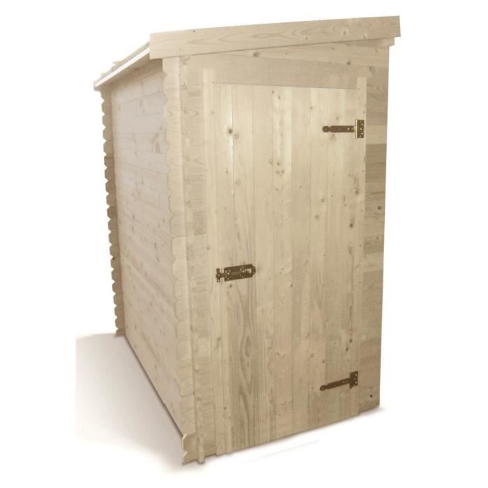 Madeira Abri De Jardin A Adosser Emboite 1 97m Achat Vente