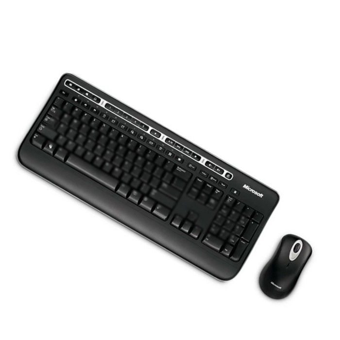 Clavier Souris sans fil Microsoft Wireless Media Desktop 1000 QWERTY Nordic NEUF