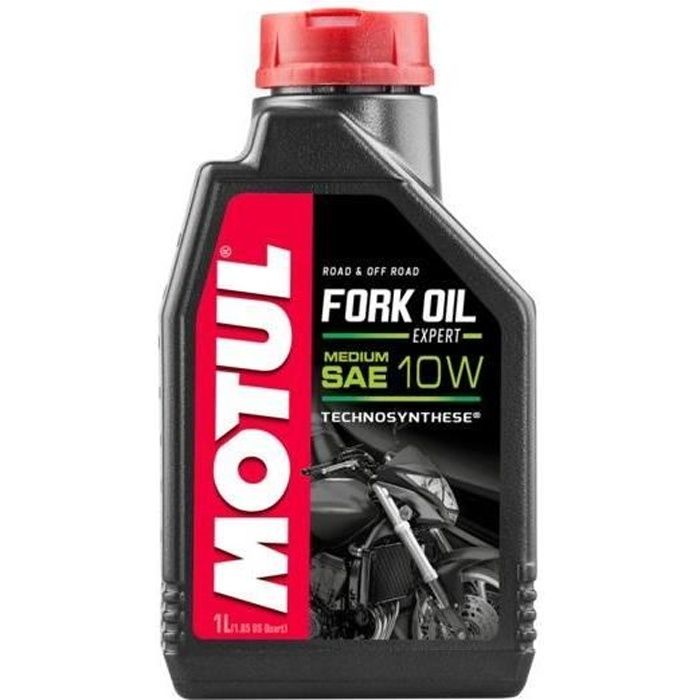 MOTUL Huile de fourche Fork Oil Expert M 10W 1L - Huile fourche moto