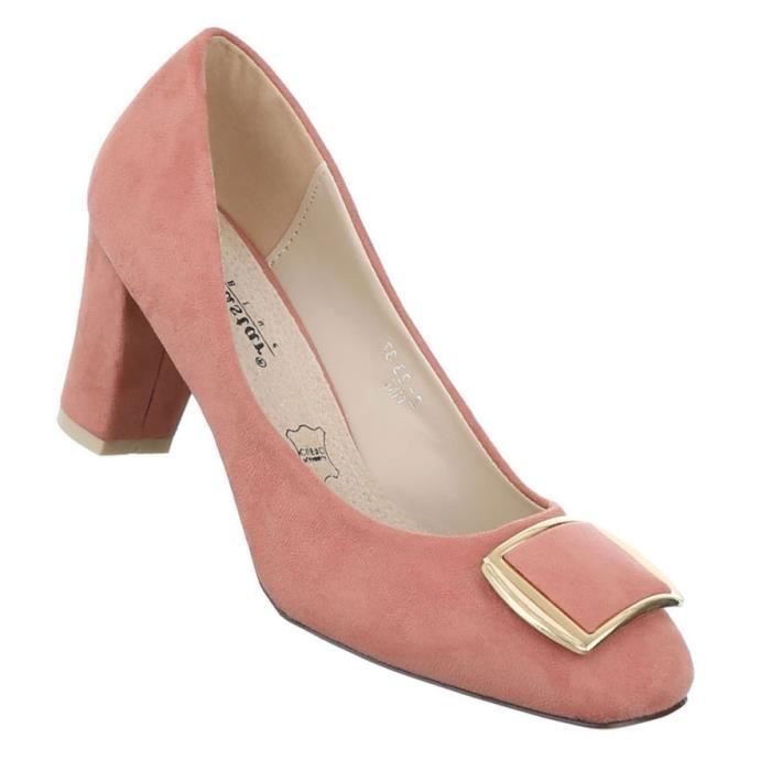 chaussure vieux rose