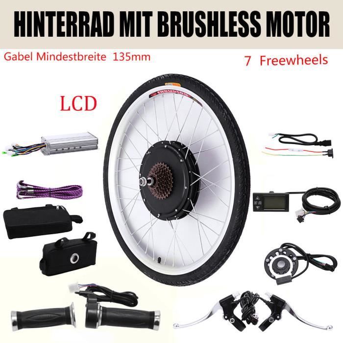 500w Lcd Velo Electrique 26 Roue Arriere Brushless Moteur Hub Conversion Kit Achat Vente Roue Electrique 500w Lcd Velo Electrique 26 Cdiscount