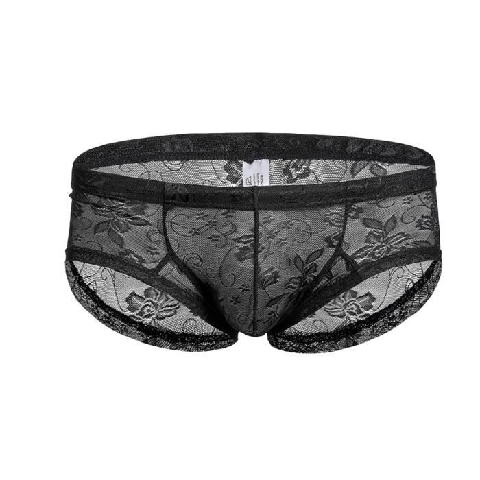 Mode Sexy Full Lace Strap Sousvêtements pour hommes Sousvêtements sexy pour hommes Lingerie