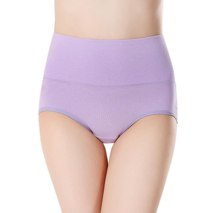Culotte Thermique Taille Haute Femme - Doublée Polaire, Contrôle Ventre, Confort Hiver (lot De 2 Ou 3)
