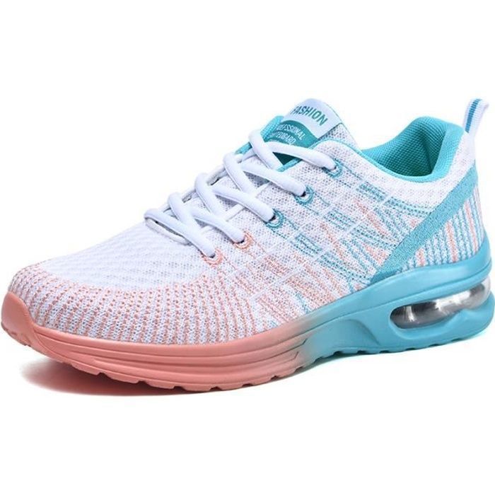 Chaussures Femme Baskets Femme A la mode et respirant Bleu Bleu