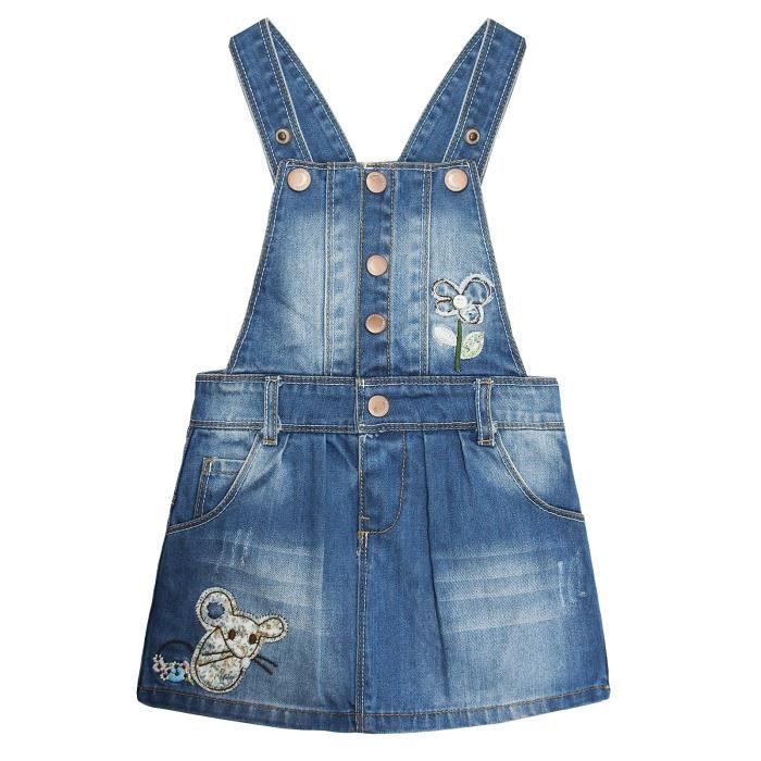 Robe jean bebe fille on sale