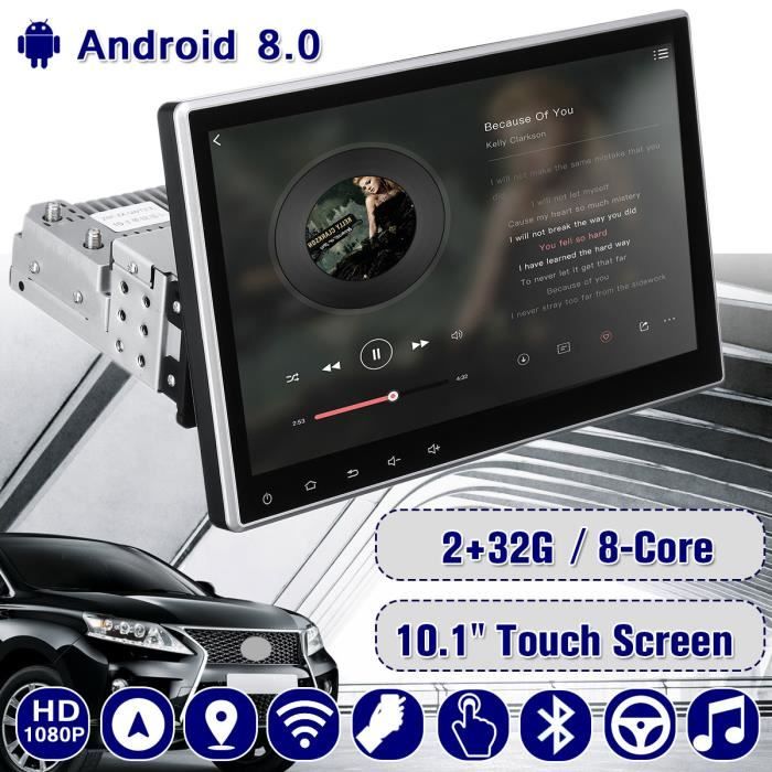  10.1 Pouce 2G+ 32G 8-Core Android 8.0 Autoradio