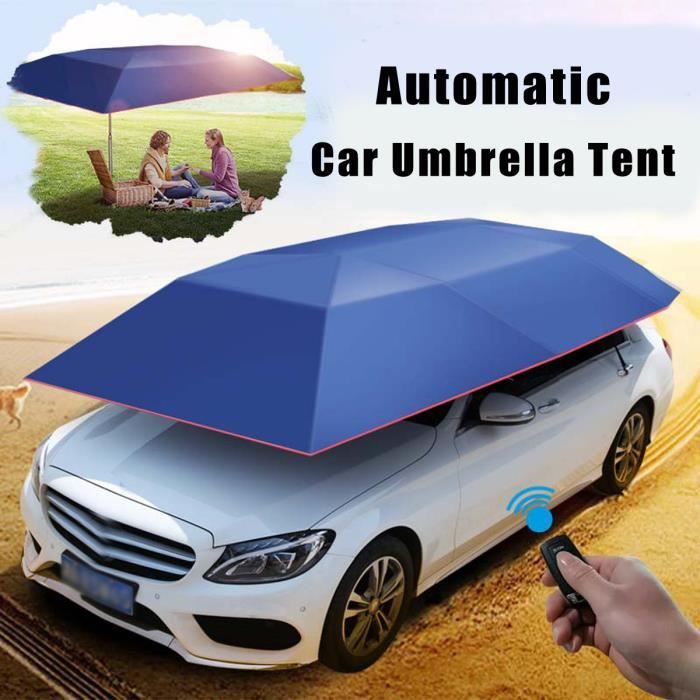 Pare-soleil De Voiture Pliable Sora - Tissu Oxford Argenté, Environ 4 X 2,1 M Déployé, Pour Extérieur Et Barbecue