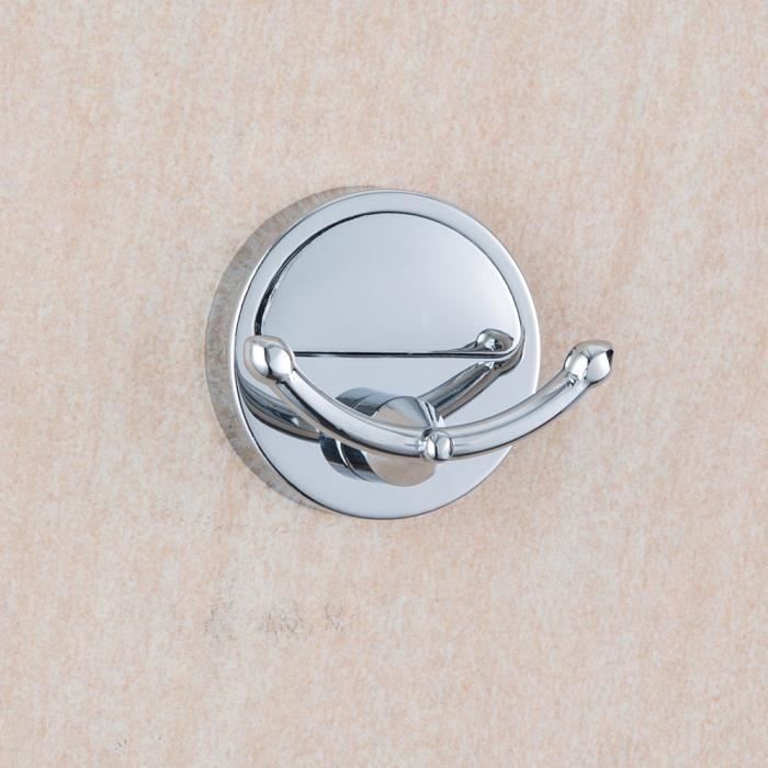 Home Patère à Crochet Pour Peignoir Salle De Bain WC Manteau Serviette Chapeau En Acier Inoxydable Chrome Fini Chrome 97026088