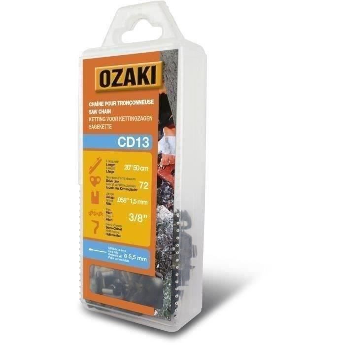 Chaine de tronçonneuse OZAKI CD13 1 5 mm 72 maillons 38'058
