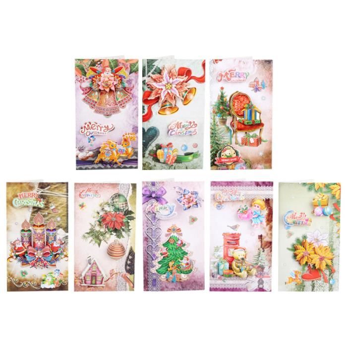 8 cartes de vacances PCS de souvenirs carte de vŒux - carte
