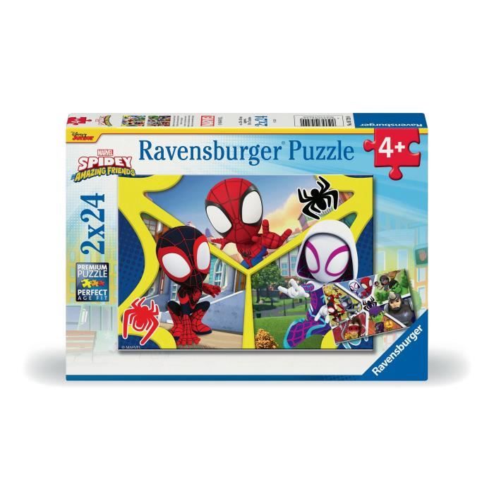 Puzzle 2x24 pièces Spidey & compagnie - Dès 4 ans Ravensburger