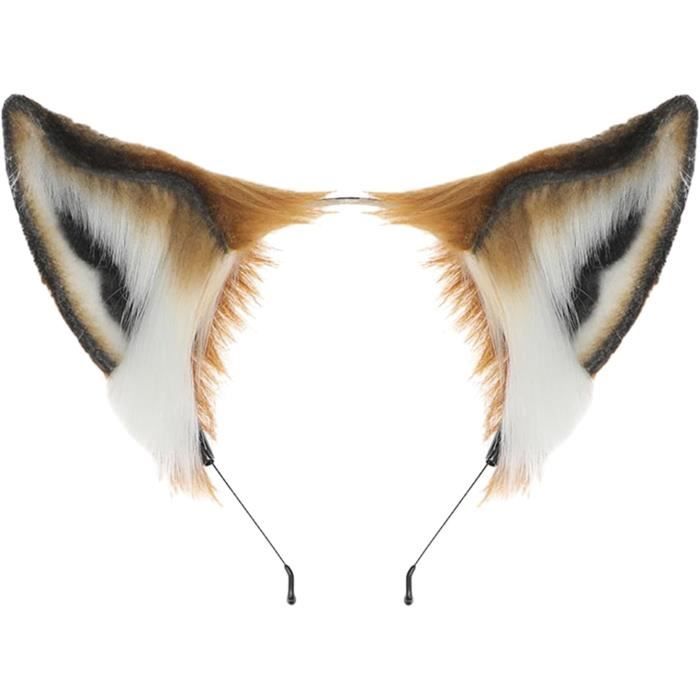 1 pièce/3 pièces Oreilles de chat et queue d'anil loup renard pour costume de cosplay de fête 1 pièce/3 pièces Oreilles de chat et queue d'anil loup renard pour costume de cosplay de fête