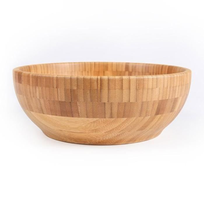 Petit Saladier Rond En Bambou 15 Cm - Bol En Bois Naturel - Idéal Pour Apéro Ou Déco