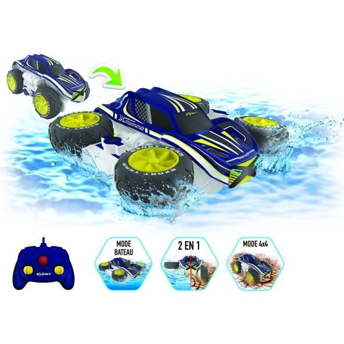 Voiture télécommandée tout terrain amphibie pour enfant - Petits  Moussaillons