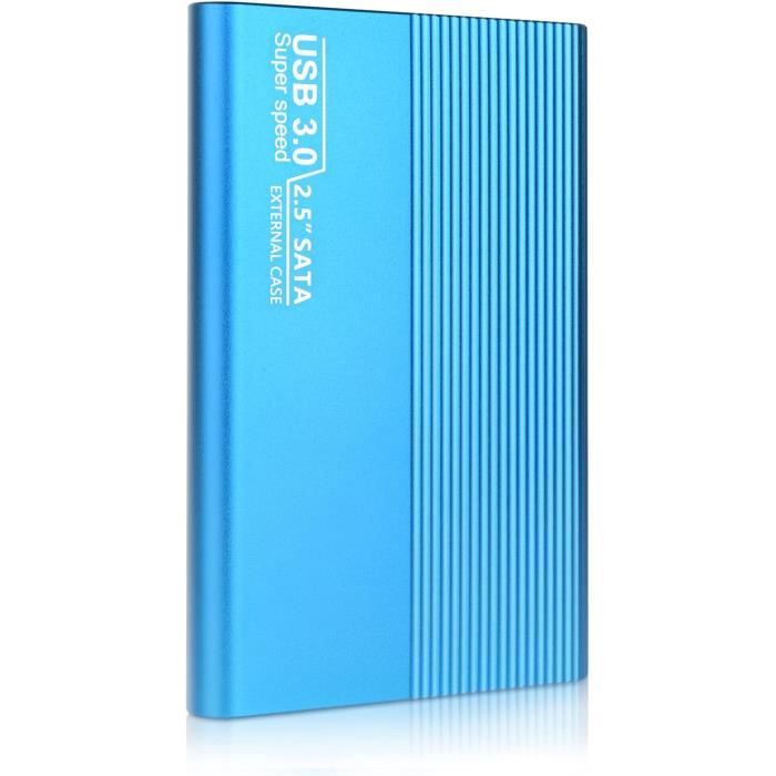 Sperric - Disque Dur Externe Portable 2To - Ultra Fin En Aluminium - USB 3.0 - Plug & Play - Pour PC, Mac, TV, Console