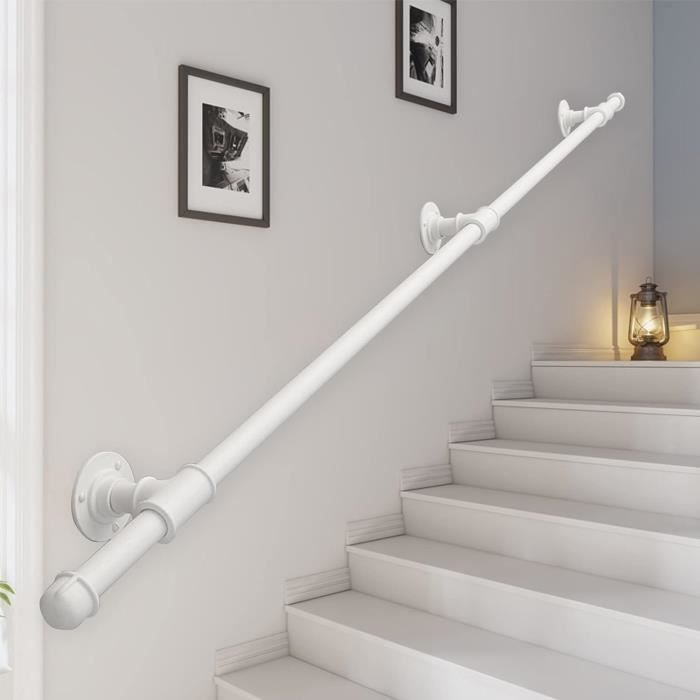 Rampe murale escalier main courante inox 304 2m | Leroy Merlin