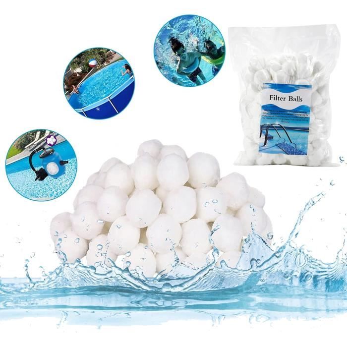 Boules filtrantes pour systèmes de filtre à sable, boules filtrantes de piscine de 700 g