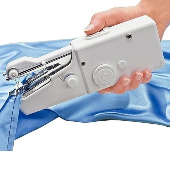 Aonny Machine à Coudre Mini Machine à Coudre Portable pour Rideaux en Tissu Vêtements Voyage à Domicile 