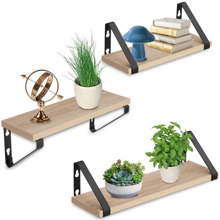 Étagère murale design lot de 3 COWELL
