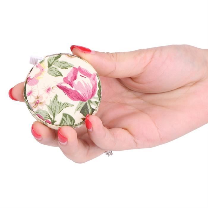 Lot De 4 Mètres Ruban Pour Le Corps - Longueur 150 Cm, Double échelle Cm/pouces - Poignée ABS, Bouton Rétractable - Coloré (blanc, Noir, Vert, Rose)