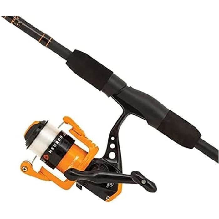 RUNCL Canne à pêche pliable portable et moulinet avec boîte de pêche