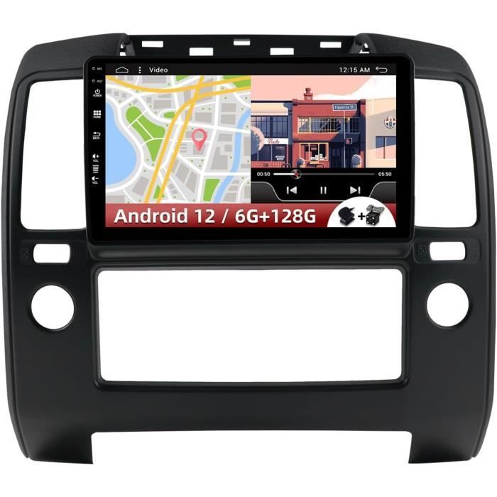 9 Pouces Ips Multi-Touch Screen Android 12 Autoradio Stéréo Pour Nissan Navara D40 2006-2012 Gps