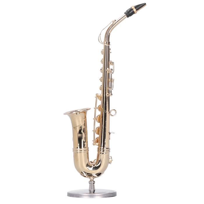 Modèle miniature de saxophone alto, mini instrument de musique