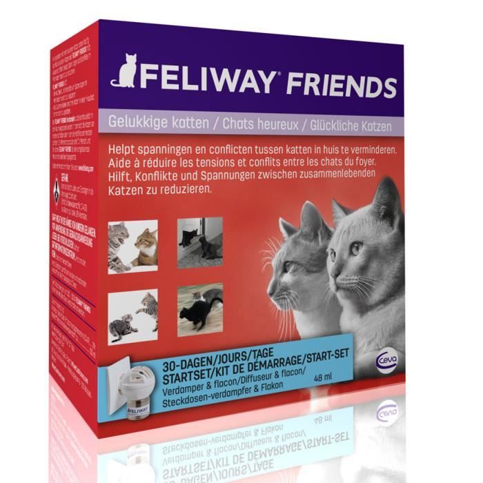 Meilleurs prix pour Matériel de dressage pour animaux de compagnie Friends Diffuseur de phéromones 48 ml pour chats