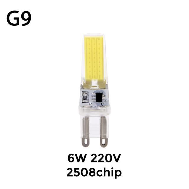 AMPOULE HALOGENE,G9 AC 220V 6WCold WhiteAmpoule Led Cob G4 G9 E14 3w