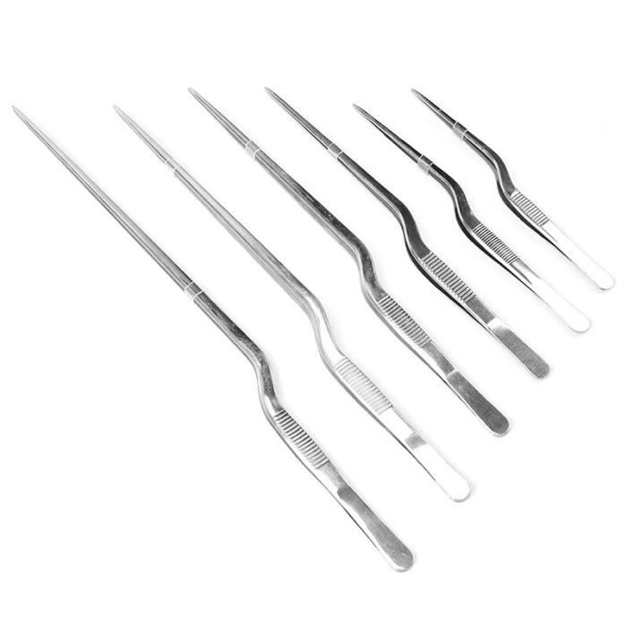 Set De 5 Pinces à Arêtes De Poisson En Inox - Pincettes De Cuisine Précises Pour Aliments Délicats