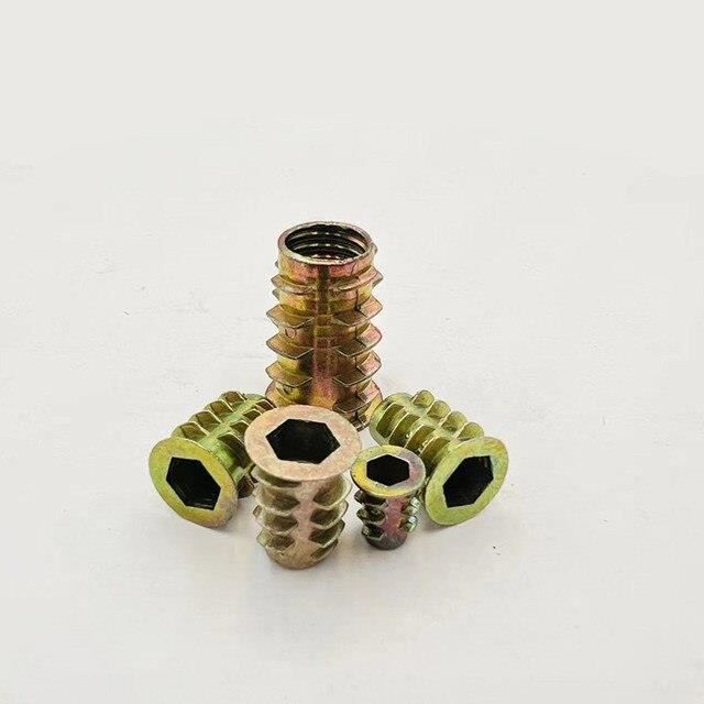 ECROU,M6x10--Écrou à tête hexagonale en métal 10X M4 M5 M6 M8, écrou ...