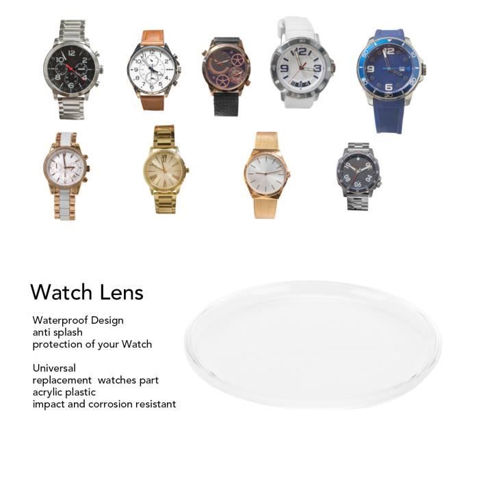 VERRE MONTRE ROND 15.3 mm PUNAISE TENA