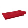 BANQUETTE CLIC CLAC CONVERTIBLE ROUGE MADDY-1