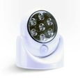 Lampe - PASSAT - SENSORLIGHT - Détecteur de mouvement - Blanc - LED intégrée - Contemporain-1