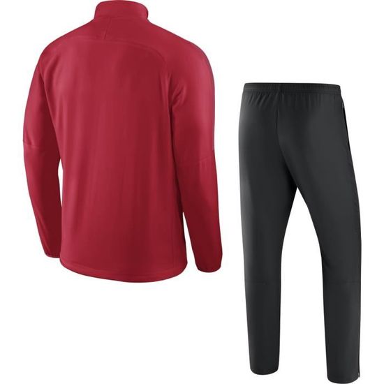 Survetement de football Nike Academy 18 Woven Rouge Noir Homme Manches longues ROUGE NOIR Cdiscount Pret a Porter