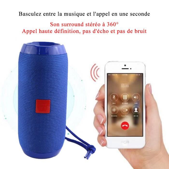 Enceinte sans fil GENERIQUE TG116C 40W TWS extérieur étanche Portable haute puissance haut-parleur Bluetooth sans fil colonne de son caisson de basses centre de musique 3D