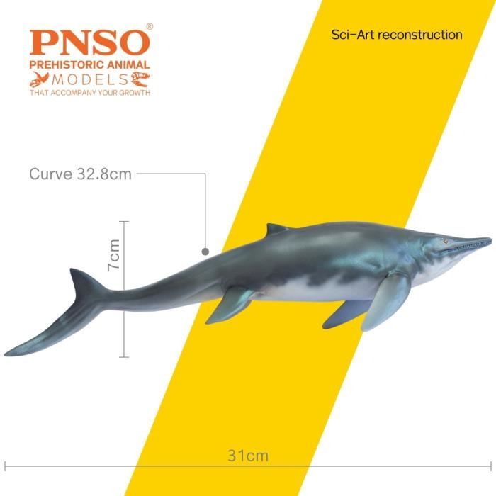 Modèles de dinosaures préhistoriques PNSO : 57Evan Le Tylosaurus  26