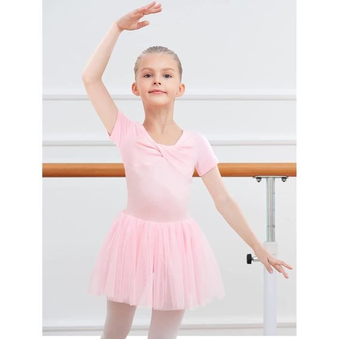 Danse De Salon - Robe Ballet Classique Justaucorps Tutu Coton Long