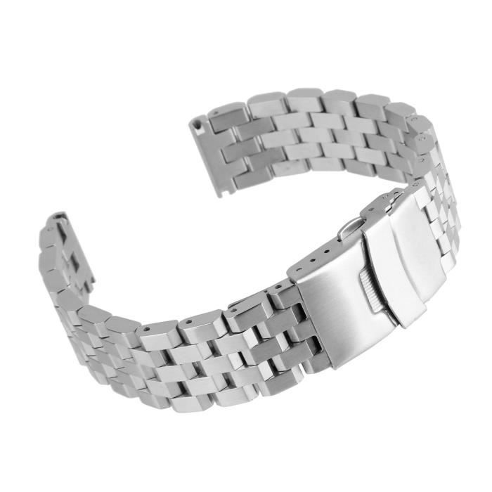 Bracelet montre online acier homme