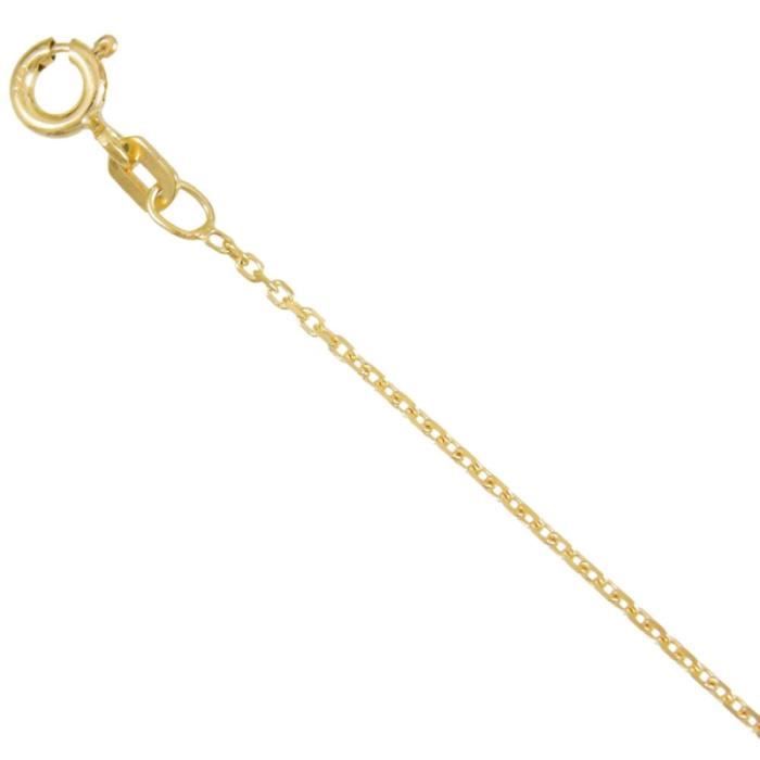 18K OR JAUNE Chaîne COLLIER Solide Massif Maille Homme Femme 750% Made In Italy