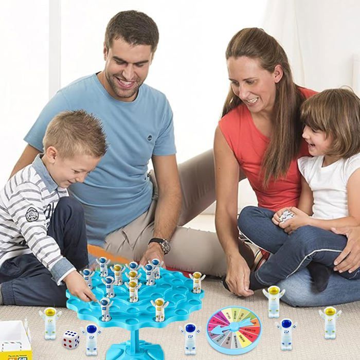 Jeu D'équilibre Mathématique Dinosaures - Pour Enfants 3-5 Ans, 19 Poids, 10 Chiffres, 30 Cartes