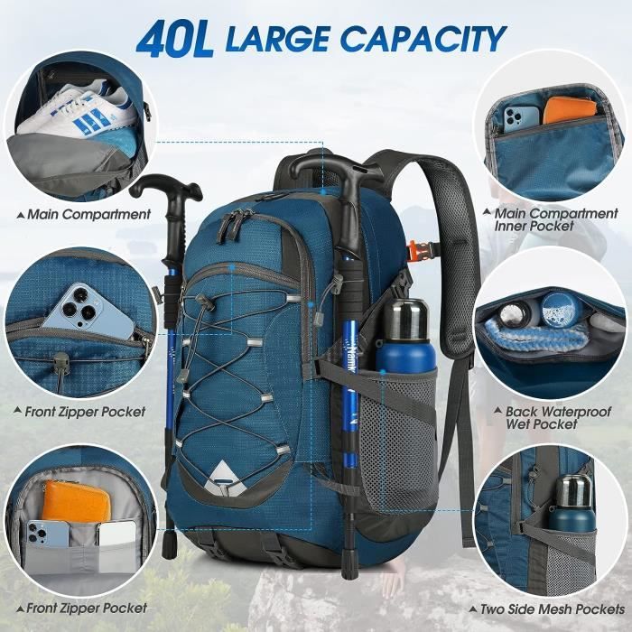 Sac a dos on sale ultra leger 40l femme