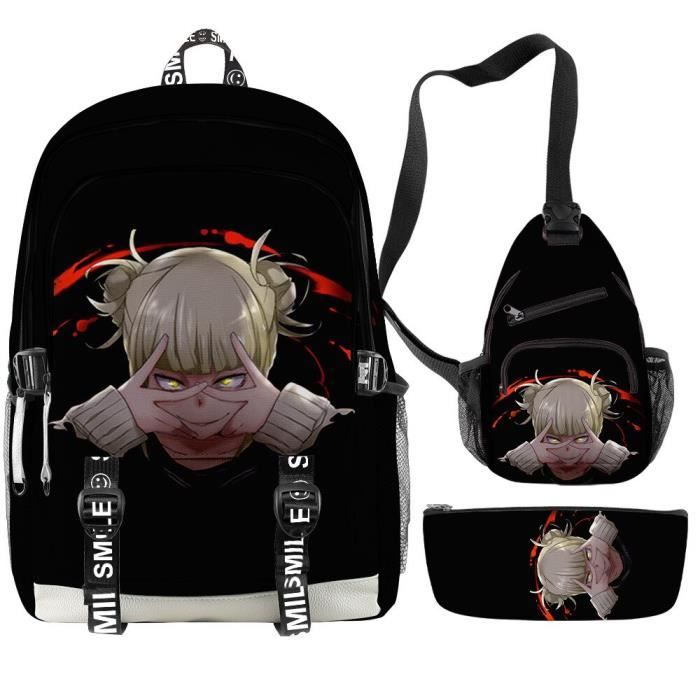 Sac à Bandoulière My Hero Academia - 24x16x2 Cm, Polyester, Bretelle Réglable, Pour Cosplay, école, Voyage