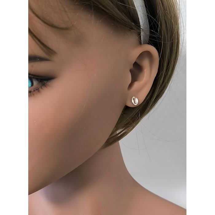 Boucles D'oreilles Puces Perles Lapis Lazuli 6mm - Argent Massif 925/1000 - Neuves Avec étiquettes