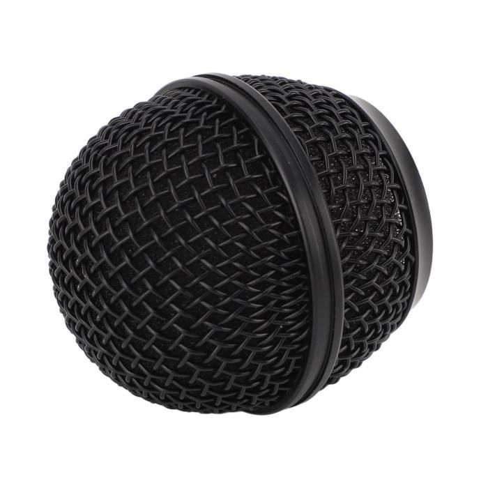 Omabeta Remplacement de la tête de microphone Tête de Microphone de  remplacement, boule de calandre noire avec mousse jeux palet