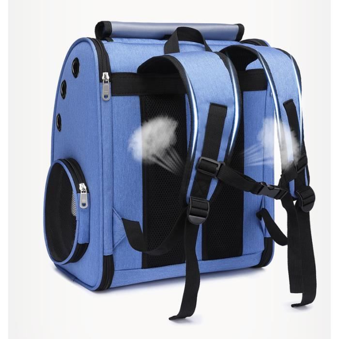 Sac de Transport Chiens et Chats, Sac à Dos en Maille pour Animaux Pliable  Spacieux et Respirant avec Structure Métallique, Pani8 - Cdiscount